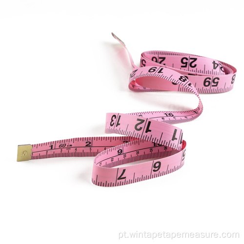 Fita métrica personalizada de PVC rosa mais barata
